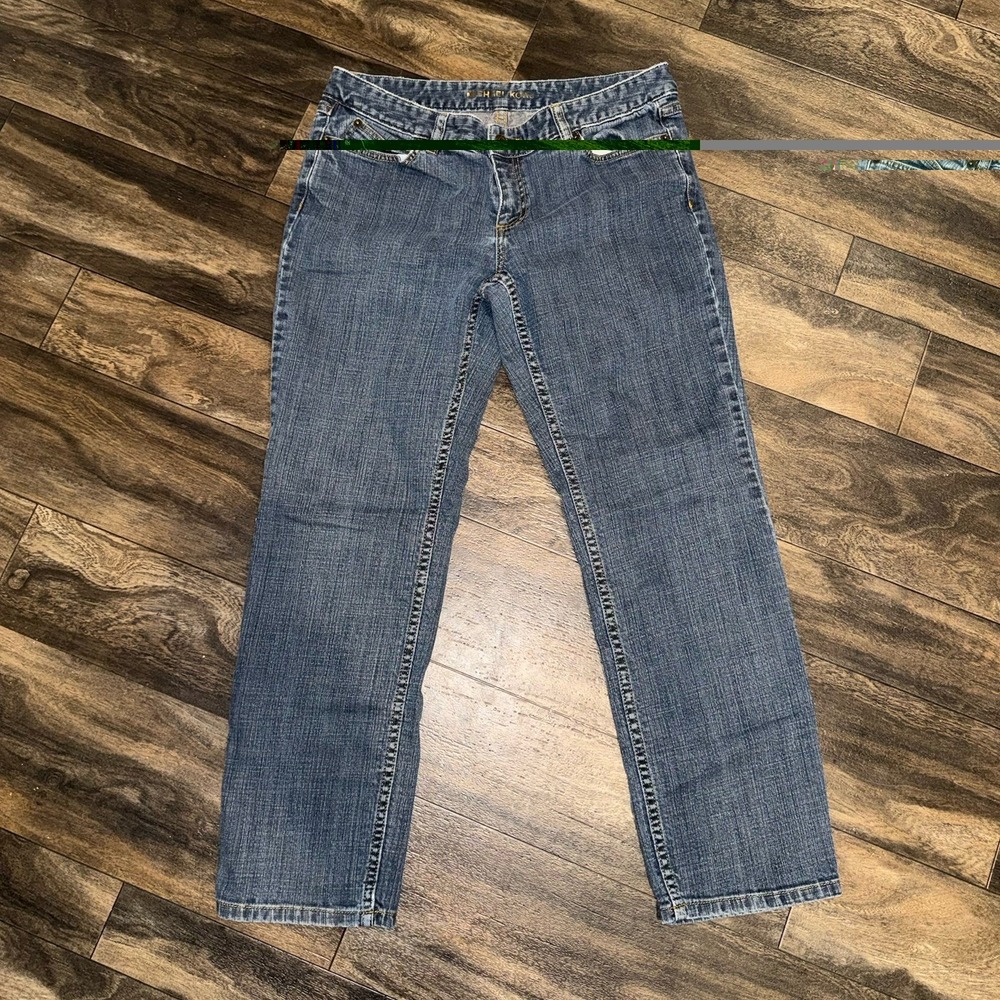 Michael Kors Y2K Low-Rise Denim Jeans Womens 8 Faded Mid-Wash Preowned Exc